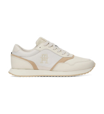 Tommy Hilfiger TH Monogram Leather Sneakers branco