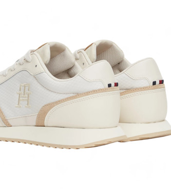 Tommy Hilfiger Zapatillas de Piel TH Monogram blanco