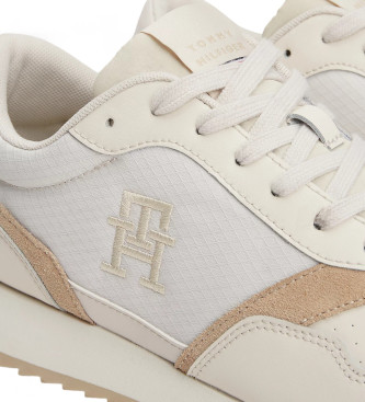 Tommy Hilfiger TH Monogram lder sneakers vit