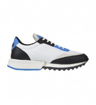 Tommy Jeans Chaussures en cuir Track Cleat blanc
