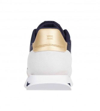 Tommy Hilfiger Tnis de Couro Gold Leather Sneakers Navy