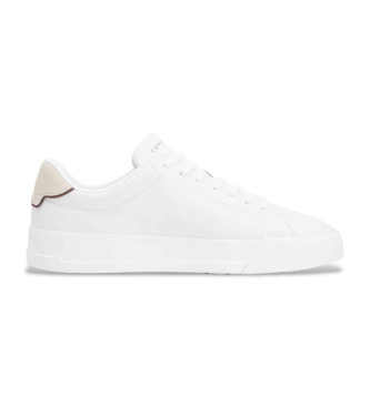 Tommy Hilfiger Scarpe da tennis con logo in pelle beige