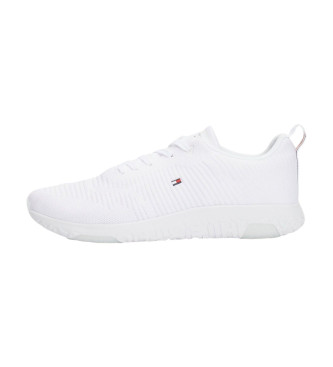 Tommy Hilfiger Baskets blanches tricotes Signature 