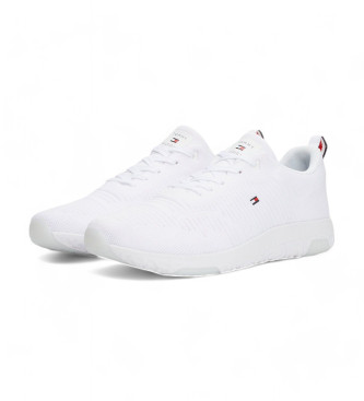 Tommy Hilfiger Baskets blanches tricotes Signature 