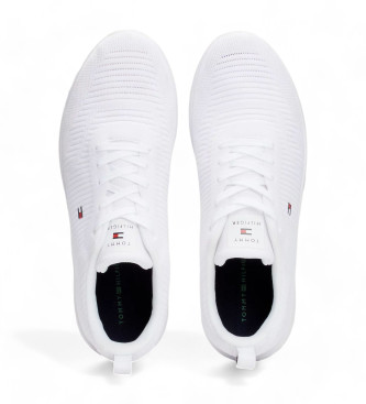 Tommy Hilfiger Zapatillas deportivas Signature de punto blanco 