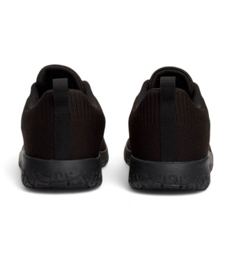 Tommy Hilfiger Signature black knitted trainers