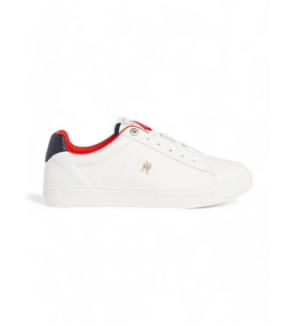 Tommy Hilfiger Elevated white leather trainers