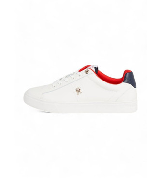 Tommy Hilfiger Elevated white leather trainers