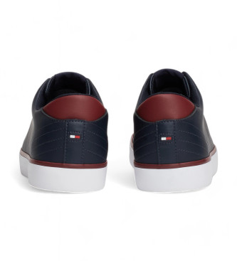 Tommy Hilfiger Sneaker essenziali con logo e cuciture blu navy