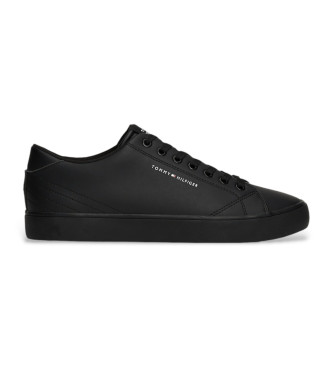 Tommy Hilfiger Essential Sneakers with logo and stitching black