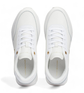 Tommy Hilfiger Zapatillas Essential de estilo running blanco