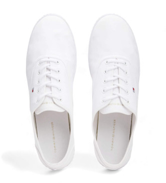 Tommy Hilfiger Zapatillas Essential de lona con logo blanco