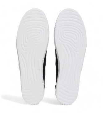 Tommy Hilfiger Sneaker essenziali in tela con logo blu scuro