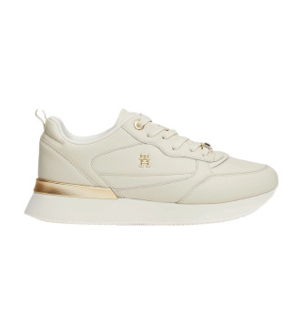 Tommy Hilfiger Leather Sneakers Femenine beige