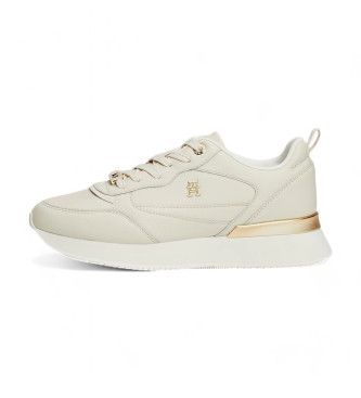 Tommy Hilfiger Leather Sneakers Femenine beige