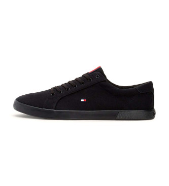 Tommy Hilfiger Baskets � lacets en toile noir