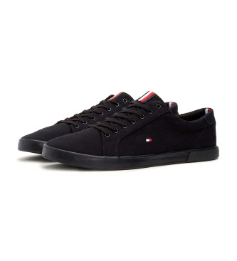 Tommy Hilfiger Baskets � lacets en toile noir