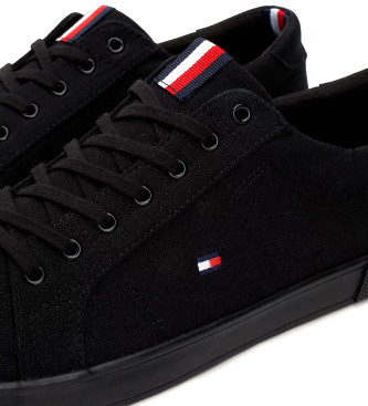 Tommy Hilfiger Baskets � lacets en toile noir