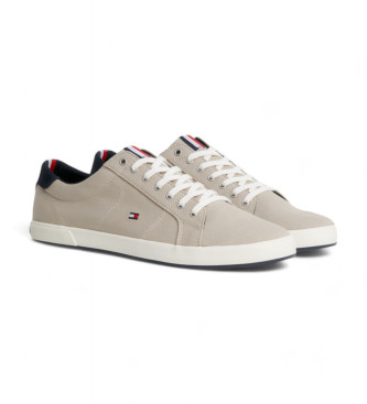 Tommy Hilfiger Iconiche scarpe da ginnastica lunghe in pizzo beige