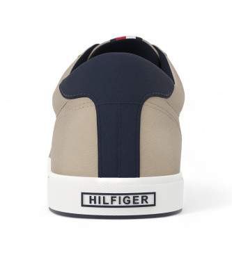 Tommy Hilfiger Iconiche scarpe da ginnastica lunghe in pizzo beige