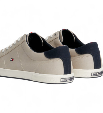 Tommy Hilfiger Iconiche scarpe da ginnastica lunghe in pizzo beige