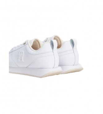 Tommy Hilfiger White leather casual running shoes