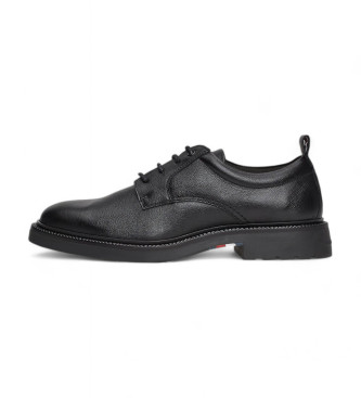 Tommy Hilfiger Skórzane buty Derby w kolorze czarnym