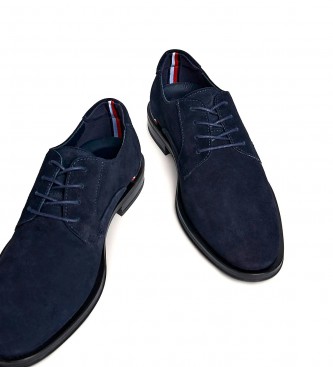 Tommy Hilfiger Derby Signature Leather Shoes navy