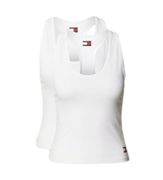 Tommy Jeans 2er-Pack weie Tanktops