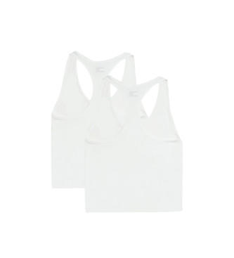 Tommy Jeans Pack of 2 white tank tops