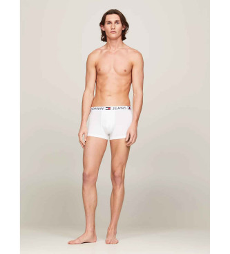 Tommy Jeans Set di 3 boxer baule bianco, blu scuro, rosso