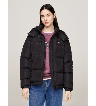 Tommy Jeans Casaco acolchoado repelente de gua Alaska preto