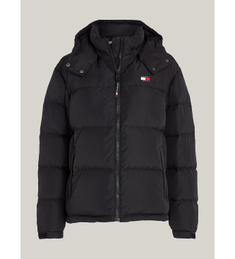 Tommy Jeans Alaska wasserabweisender Steppmantel schwarz