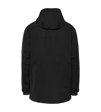 Tommy Jeans Black Canvas Coat