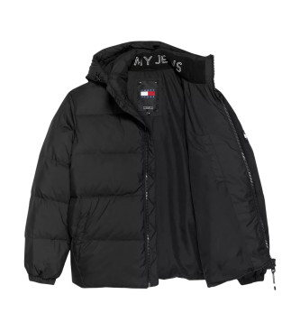 Tommy Jeans Krótki płaszcz Essential czarny