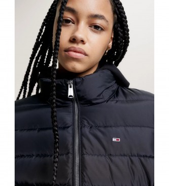 Tommy Jeans Essential Hooded Down Coat black