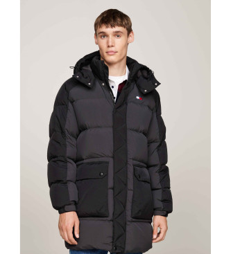 Tommy Jeans Manteau bicolore noir