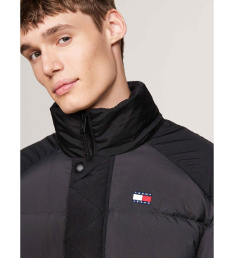 Tommy Jeans Cappotto bicolore nero