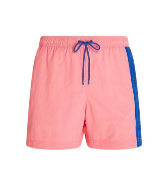 Tommy Jeans Strój kąpielowy slim fit z różowym logo