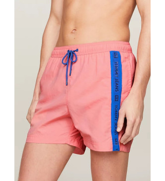 Tommy Jeans Maillot de bain slim fit avec logo rose