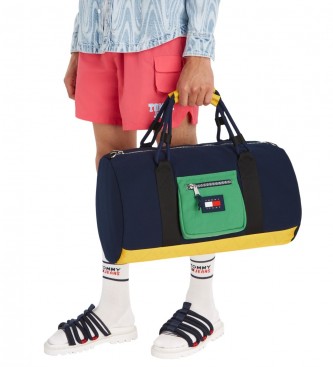 Tommy Jeans borsa da viaggio multicolore