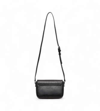 Tommy Jeans Bolso bandolera Essential con solapa negro