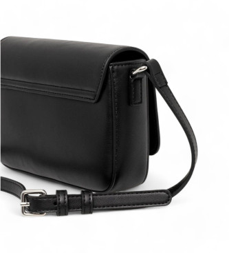 Tommy Jeans Bolso bandolera Essential con solapa negro