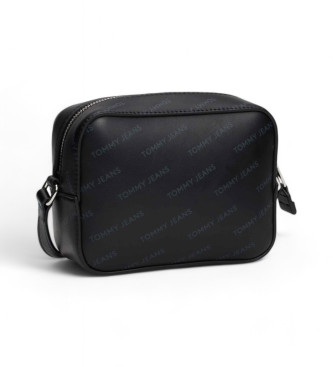 Tommy Jeans Essential printed shoulder bag black