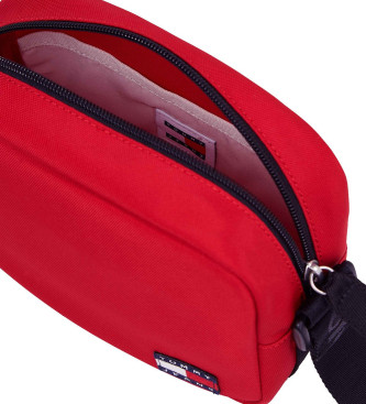 Tommy Jeans Esencialna torba za čez ramo majhna z rdečim našitkom