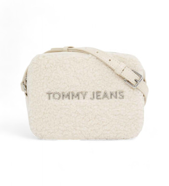 Tommy Jeans Tasche aus weiem Schafsleder