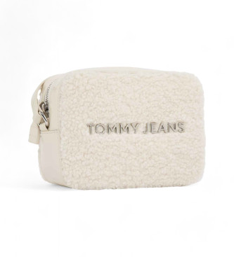 Tommy Jeans Tasche aus weiem Schafsleder