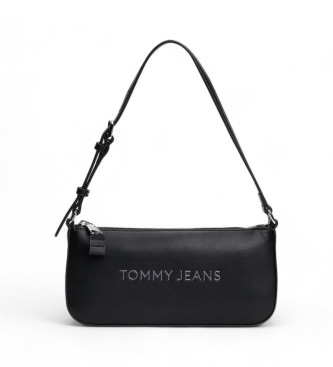 Tommy Jeans Esencialna torba s črnim kovinskim logotipom