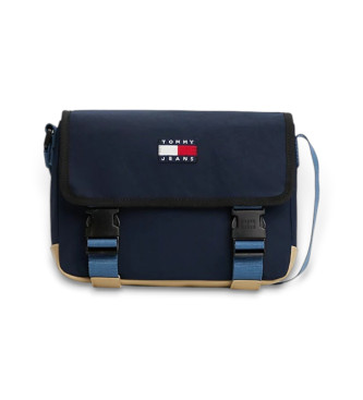 Tommy Jeans Essential messenger torba mornarsko modra