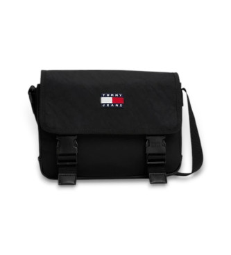 Tommy Jeans Bolso mensajero Essential negro